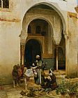 An Arab Soldier Paintings - An Arab Merchant by Clement Pujol de Guastavino